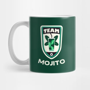 Team Mojito Cocktail Mint Funny Bartender Retro Mug